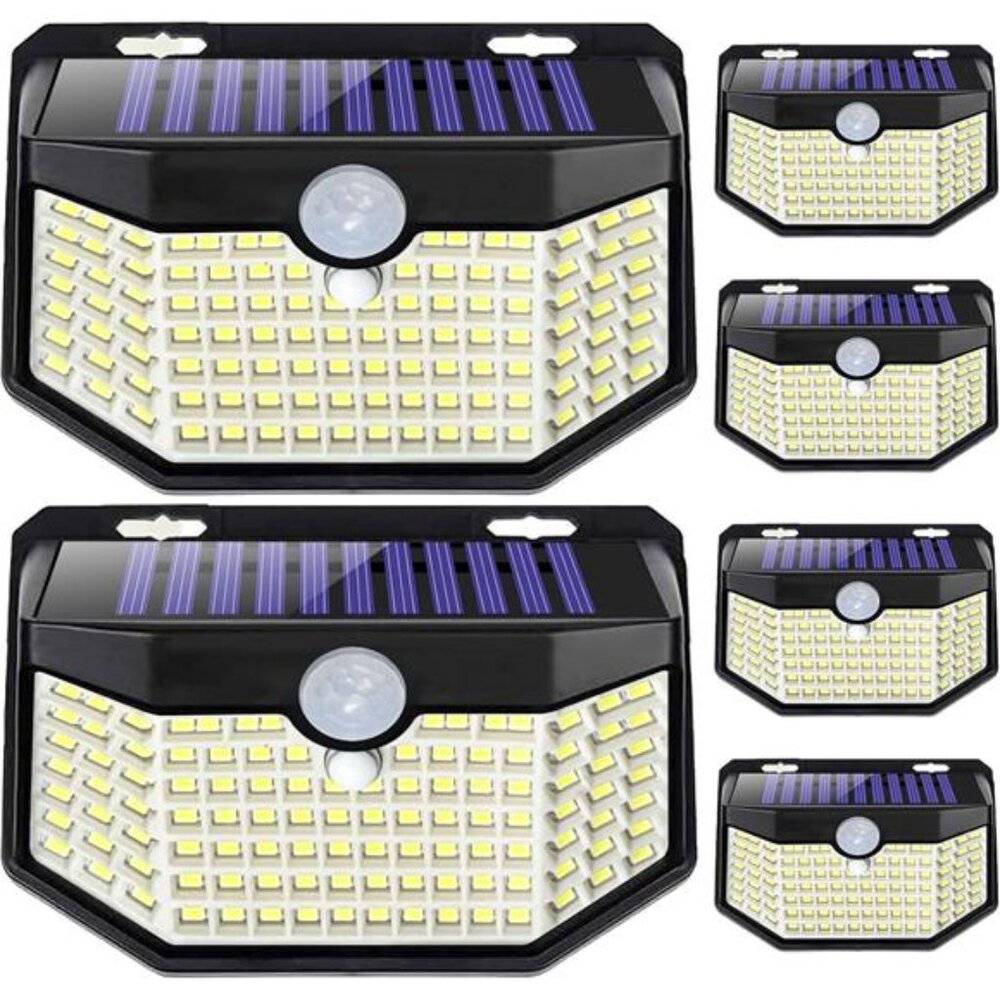 Outdoor Solar Lights Motion Sensor Waterproof Wall Light Garden Patio Yard 120 L